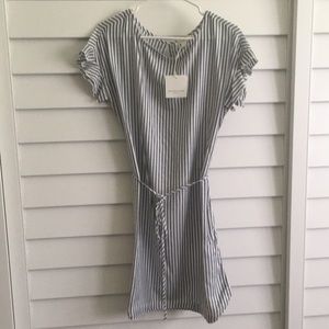 NWT blue and white stripe coverup/dress